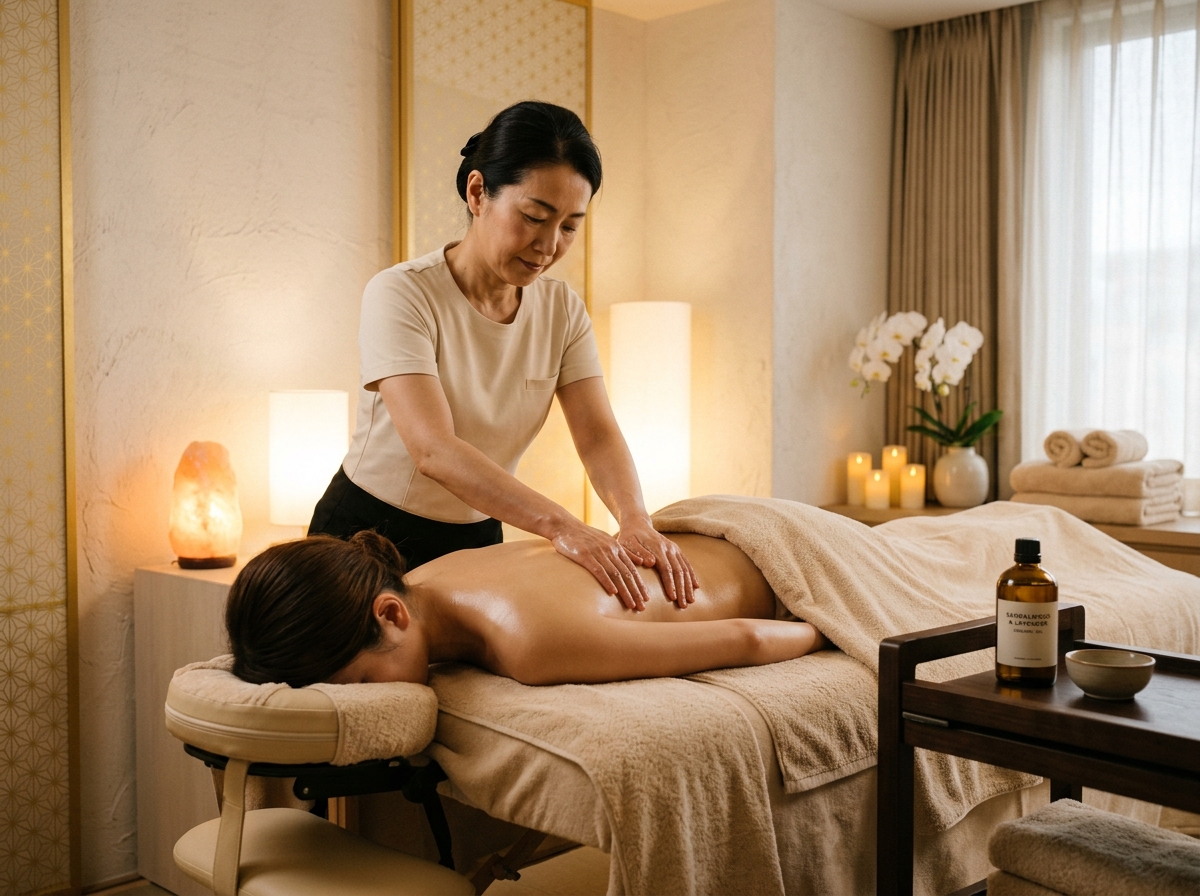 Massage californien à domicile Marrakech
